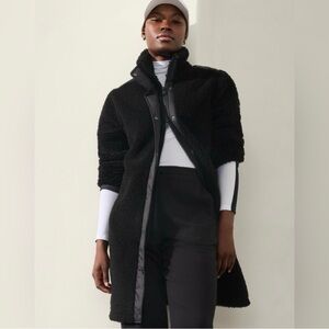 NWT Athleta Fleece Hybrid Coat